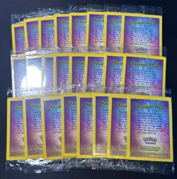 Lot of 24 FLAWED Sealed Ancient Mew Pokemon Movie Promo 2000 Reverse Holo Cards - Image 1