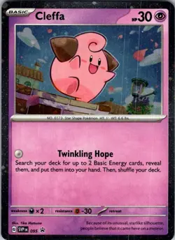 Pokemon | SV: Scarlet & Violet Promo Cards | Cleffa - | 095 | Holo | NM - Image 1