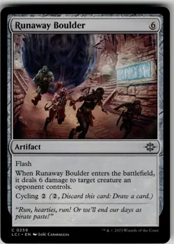 RUNAWAY BOULDER The Lost Caverns of Ixalan #259 LCI(NM+)(MTG) - Image 1