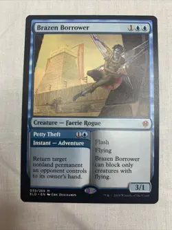 MTG Brazen Borrower Petty Theft Throne of Eldraine ELD Mythic Rare Regular - Image 1
