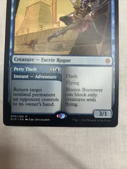 MTG Brazen Borrower Petty Theft Throne of Eldraine ELD Mythic Rare Regular - Image 4