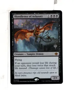 MTG SkeenAB Bloodletter of Aclazotz PACK PROMO FOIL from LCI. NM. - Image 1