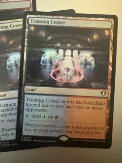 Training Center Foil Commander Masters MTG Magic the Gathering - Image 1