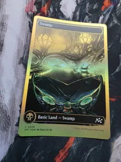 MTG Swamp First-Place Foil! 0509 Aetherdrift - Image 2