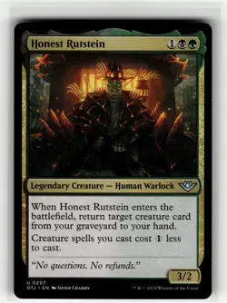 HONEST RUTSTEIN Outlaws of Thunder Junction #207 OTJ(NM+)(MTG) - Image 1
