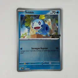 Sobble Promo 012/M-P Holo Mega Evolution Stamped Special Pokemon TCG Indonesia - Image 1