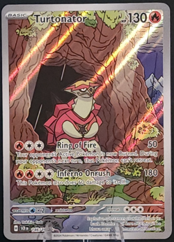 Turtonator 146/142 Illustration Rare - Pokemon TCG - Stellar Crown (NM) - Image 1