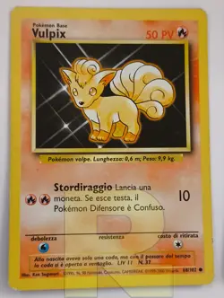 Vulpix ® Set Base 68/102 ® Comune ® Pokemon ® Italiano ® Good - Image 2