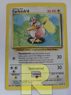 Farfetch'd ® Set Base 27/102 ® Non Comune ® Pokemon ® Italiano ® Good - Image 1