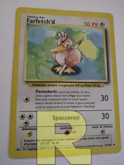 Farfetch'd ® Set Base 27/102 ® Non Comune ® Pokemon ® Italiano ® Good - Image 3