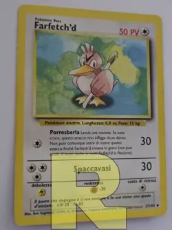 Farfetch'd ® Set Base 27/102 ® Non Comune ® Pokemon ® Italiano ® Good - Image 5