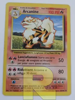 Arcanine ® Set Base 23/102 ® Non Comune ® Pokemon ® Italiano ® Good - Image 1