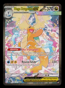Pokemon Card Mega Dragonite ex 290/217 Ascended Heroes SIR Alt Art FA NM 2026 #2 - Image 1