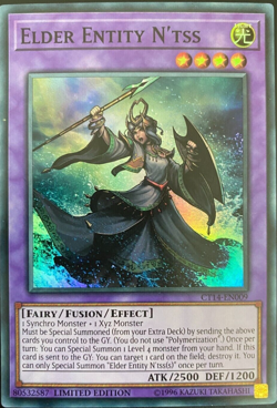 Elder Entity N'tss - CT14-EN009 Limited Edition Super Rare YuGiOh TCG Card - Image 1