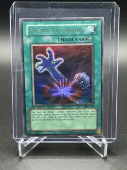 Yugioh TCG Premature Burial 1st Edition Ultra Rare PSV-037 LP - Image 1