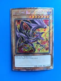 Near Mint Yugioh Red-Eyes Black Dragon (8th Art) Platinum Secret Rare RA04-EN109 - Image 1