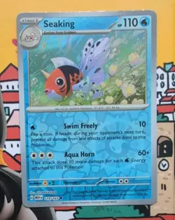 Seaking 119/165 Scarlet & Violet 151 Reverse Holo Pokemon Card - Image 1