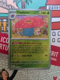 Vileplume 045/165 Scarlet & Violet 151 Reverse Holo Pokemon Card - Image 1