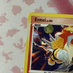 Entei 4/132 Secret Wonders Cracked Ice Holo Lp Pokemon Card - Image 2