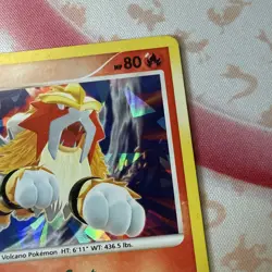 Entei 4/132 Secret Wonders Cracked Ice Holo Lp Pokemon Card - Image 3