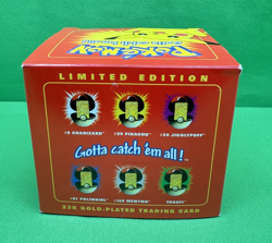 1998 POKEMON 23K Gold-Plated PIKACHU Trading Card Limited Edition Red Box - Image 3
