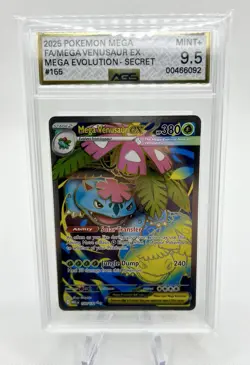 Pokemon Mega Evolution Mega Venusaur EX Ultra Rare Card 155/132 MT-GMT, PSA 10 - Image 1