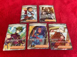 5 Full Art Trainer Pokemon Card Lot Nm/nm- - Image 1