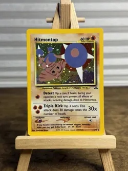 Hitmontop 3/75 Neo Discovery Holo Pokemon Card - Image 1