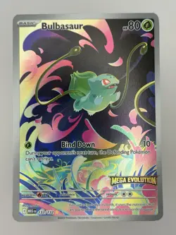 Bulbasaur - (Mega Evolution Stamped) 133/132 Miscellaneous Cards & Products Holo - Image 1
