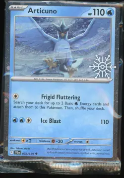 Articuno 2025 Pokemon Scarlet & Violet Promo Cards 032/159 Holiday Promo Sealed - Image 1
