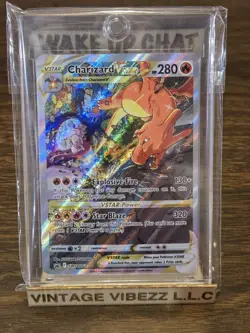 Pokemon Card Charizard VSTAR Sword & Shield Promo Cards Holo - Image 1