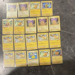 Pokemon TCG Pikachu Flying Pikachu 18 Card Lot Basic Standard Nintendo - Image 1