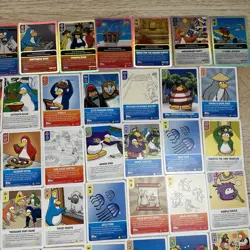 Club Penguin TCG Jitsu Tin Bundle Mixed Cards & Tin 87 Cards 11 Holographic - Image 5
