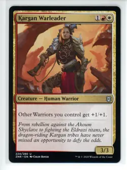 KARGAN WARLEADER Zendikar Rising #224 ZNR(NM)(MTG) - Image 1