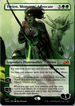 Vivien, Monsters' Advocate (Borderless) IKO #277 NM Normal - Image 1