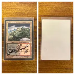 MTG✨Signed TAINTED PEAK Artist Proof✨Torment MP UNCOMMON Land T. Szczudlo Art - Image 1