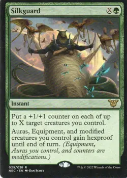 MTG: Kamigawa: Neon Dynasty Commander: Silkguard: Lightly Played Condition - Image 1