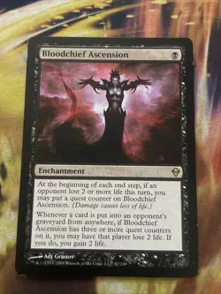 MTG Bloodchief Ascension R Zendikar #82 - Image 1
