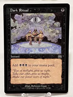 Dark Ritual Mercadian Masques Regular ~LP/MP~ Magic The Gathering MTG - Image 1