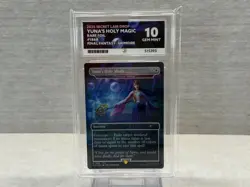 Yuna's Holy Magic R 1868 Foil MTG Final Fantasy Grimoire Secret Lair Drop ACE 10 - Image 3
