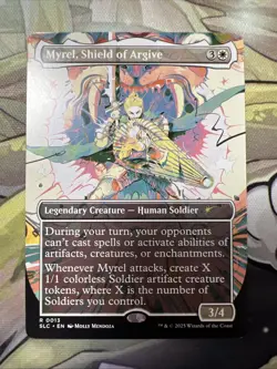 1x Myrel, Shield of Argive, 0013, Non-Foil, Secret Lair Encyclopedia, MTG NM - Image 1