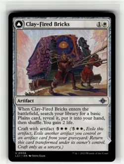 CLAY-FIRED BRICKS The Lost Caverns of Ixalan #6 LCI(NM+)(MTG) - Image 1