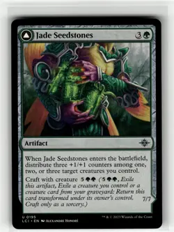 JADE SEEDSTONES The Lost Caverns of Ixalan #195 LCI(NM+)(MTG) - Image 1