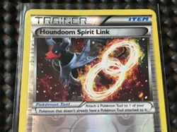 2015 Pokemon Houndoom Spirit Link Trainer Reverse Holo #142 - Image 2