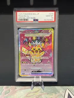 PSA 10 Pikachu ex SAR 234/193 M2a MEGA Pokemon Japanese MEGA Dream ex 2025 - Image 4