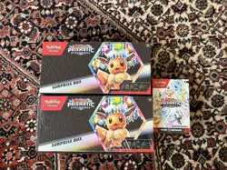 Prismatic Evolutions Surprise Box 2x & Booster Bundle Sealed "NEW" Pokemon TCG - Image 1