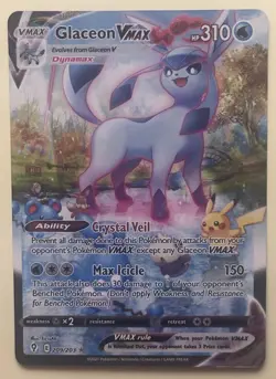 Pokemon TCG Glaceon VMAX 209/203 Evolving Skies Alternate Art English 2021 - Image 1