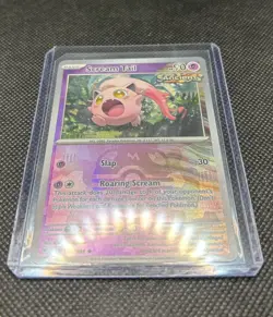 Pokemon TCG Prismatic Evolutions Scream Tail #42/131 Master Ball Holo Pattern - Image 3