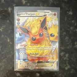 Pokemon TCG Flareon EX Full Art Holo Ultra Rare RC28/RC32 Generations - Image 1