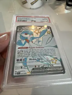2024 PSA 8 GARDEVOIR EX 217/091 PALDEAN FATES SHINY ULTRA RARE POKEMON - Image 4